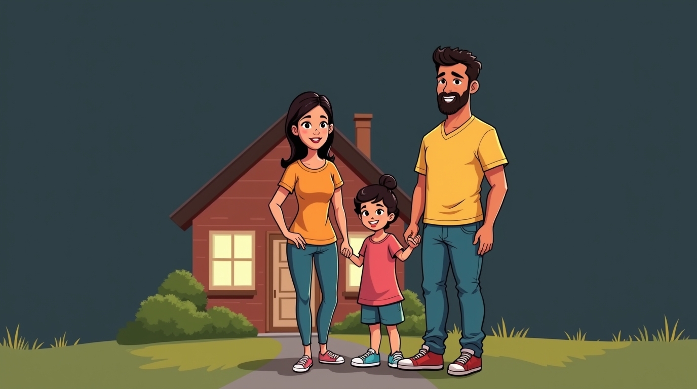 Happy family getting an affordable house. How State Housing Programs Are Expanding to Help Families — Beyond Section 8